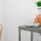 BLANCO BRILLO  10X20 CERAMICA PASTA
