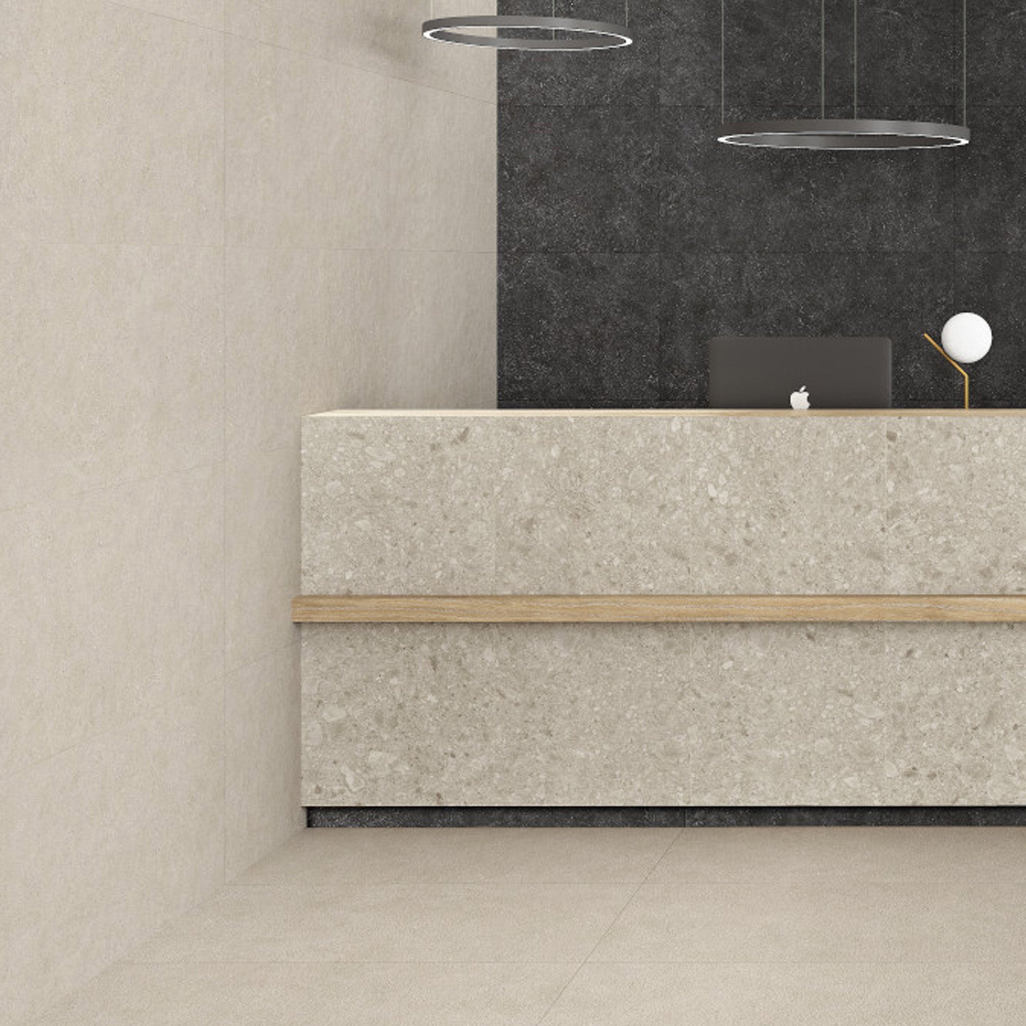 Kalksten Hammer Earth Porcelanico | Porcelanato - Attmosferas