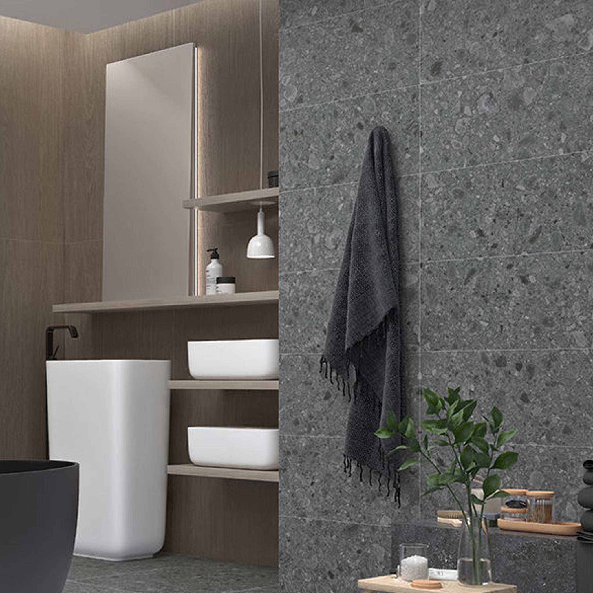 KALKSTEN SMOKE PORCELANICO 30x60 RC STD