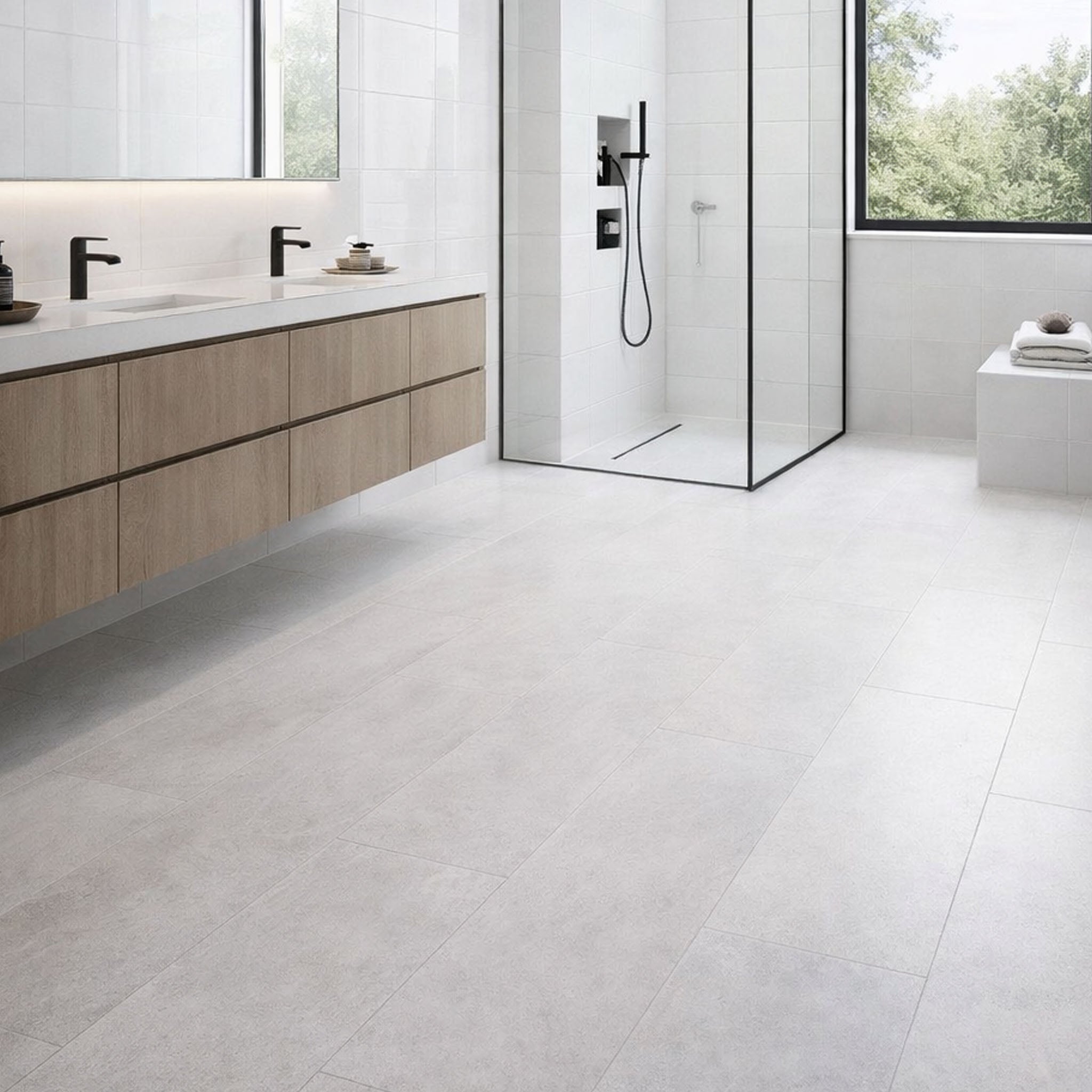PARED SNOW BLANCA 30X90 MATE