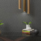 MOSAICO ESAGONO NERO 31x34 MATE