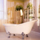 TINA LION CON 4 SOPORTES Y DESAGUE EXTER