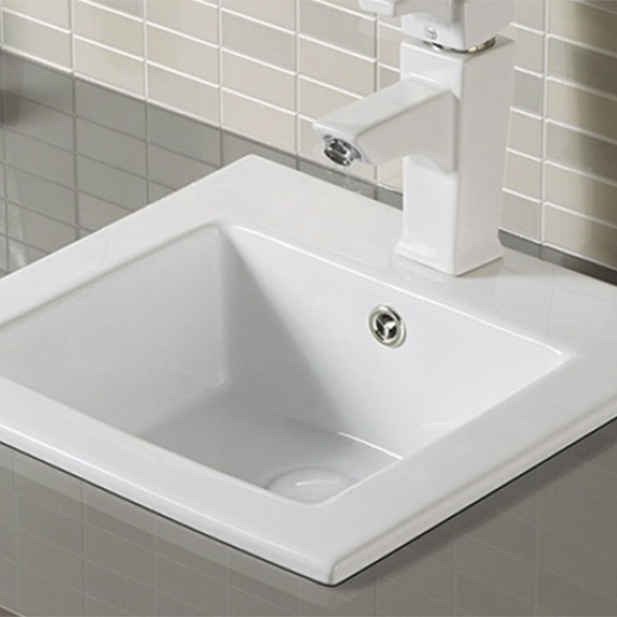LAVAMANOS DE SOBREPONER EVIER 41X41