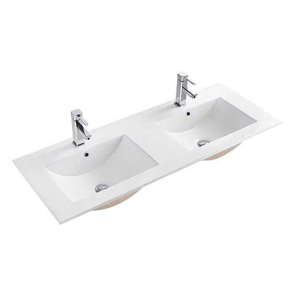 LAV SOBREPONER EVIER DOBLE POCETA 121X46