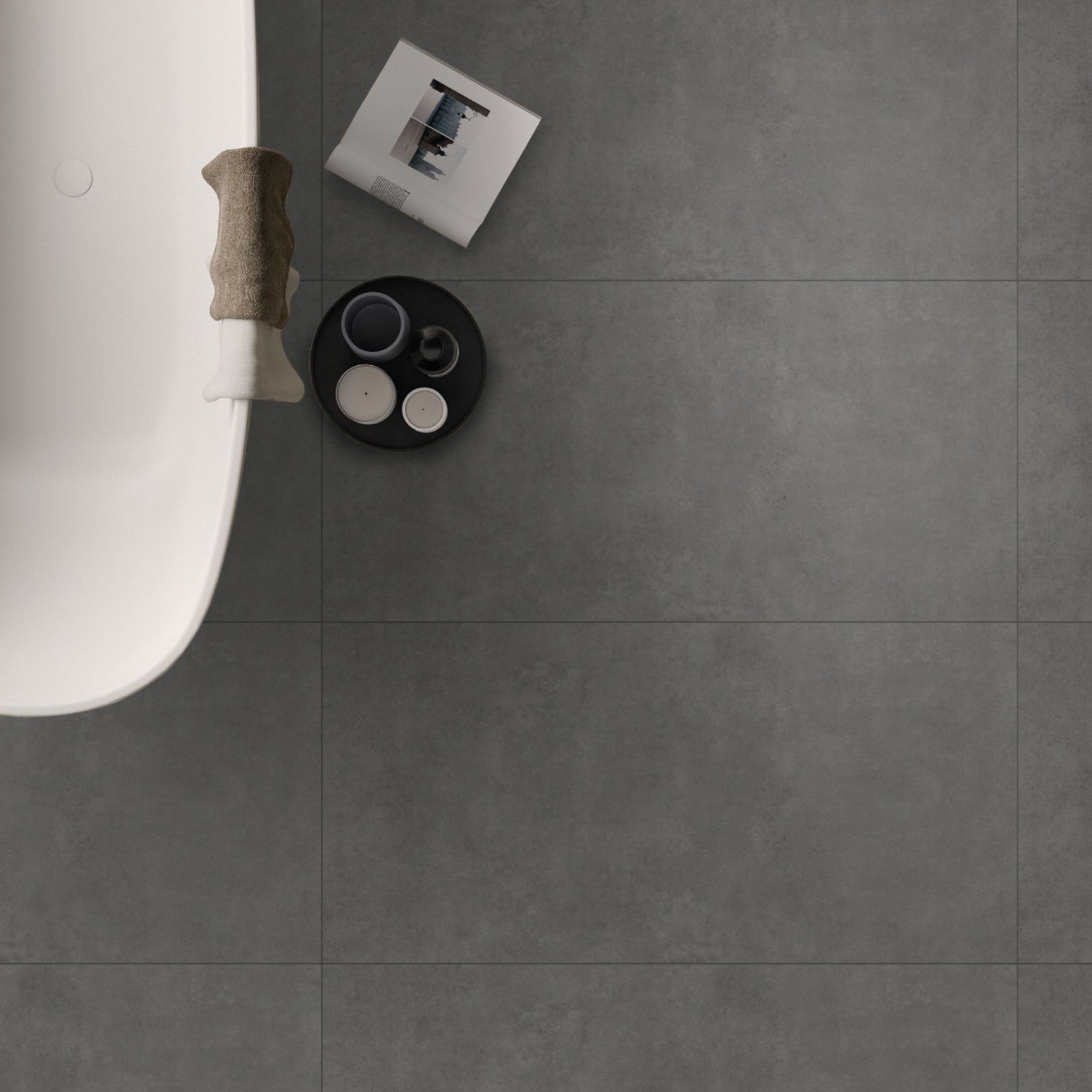 REVOLUTION DARK GREY 60X60 MATE