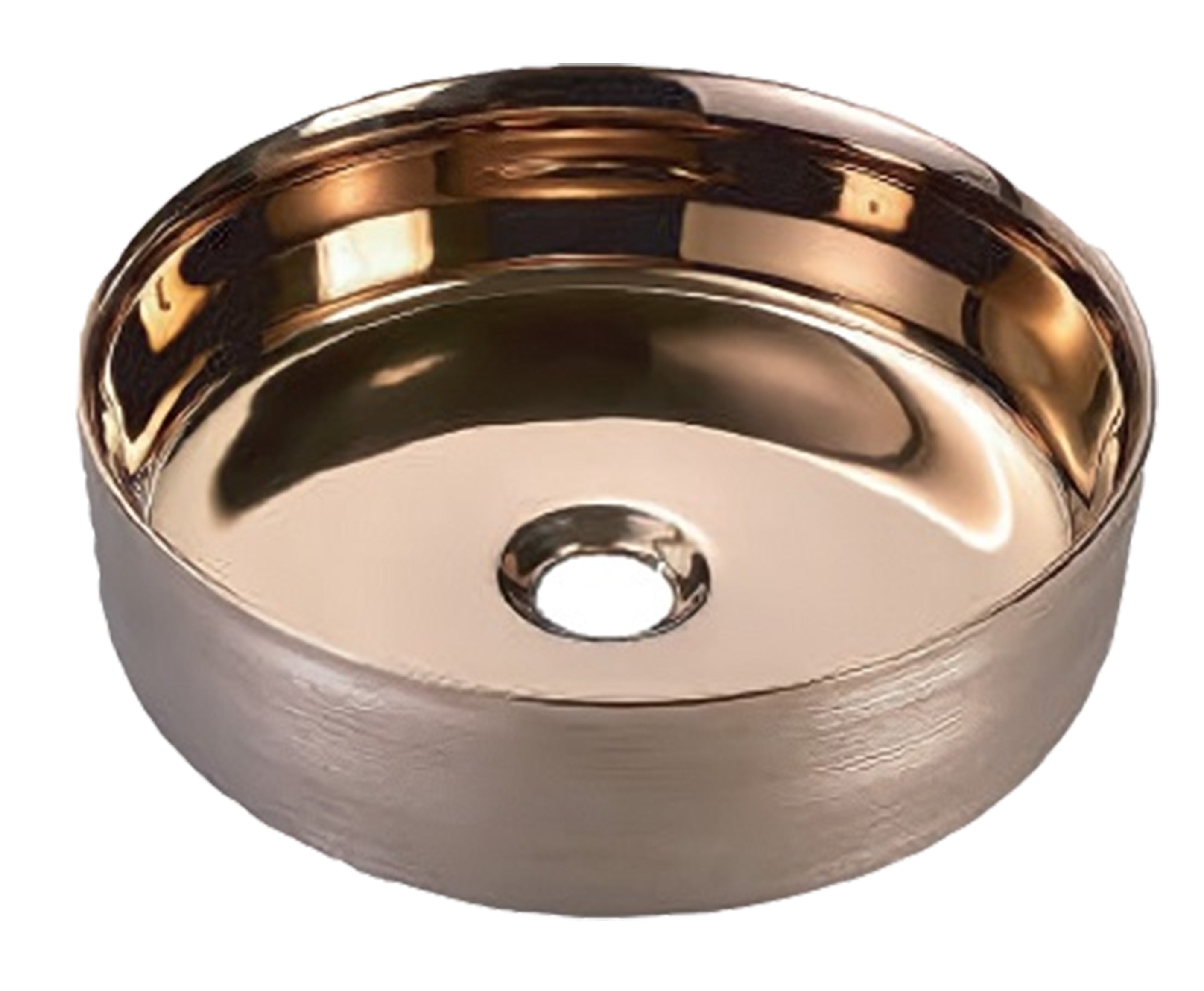 LAVAMANOS VESSEL MAUI GOLD ROSE