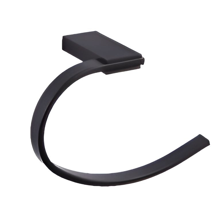 TOALLERO ARO NEGRO MATE