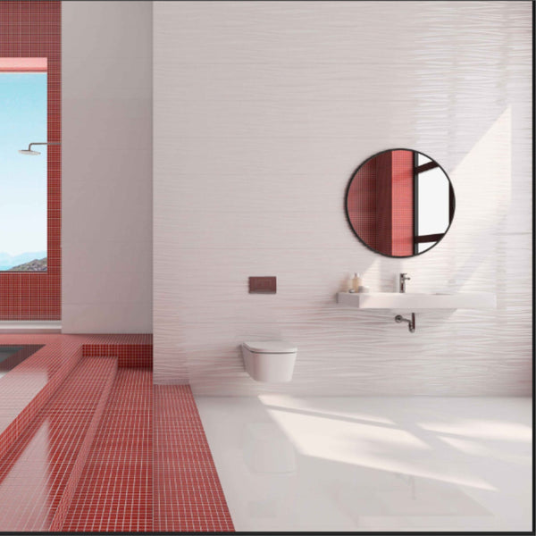 MAJESTIC BIANCO 30X60 BR RELIEVE HEX