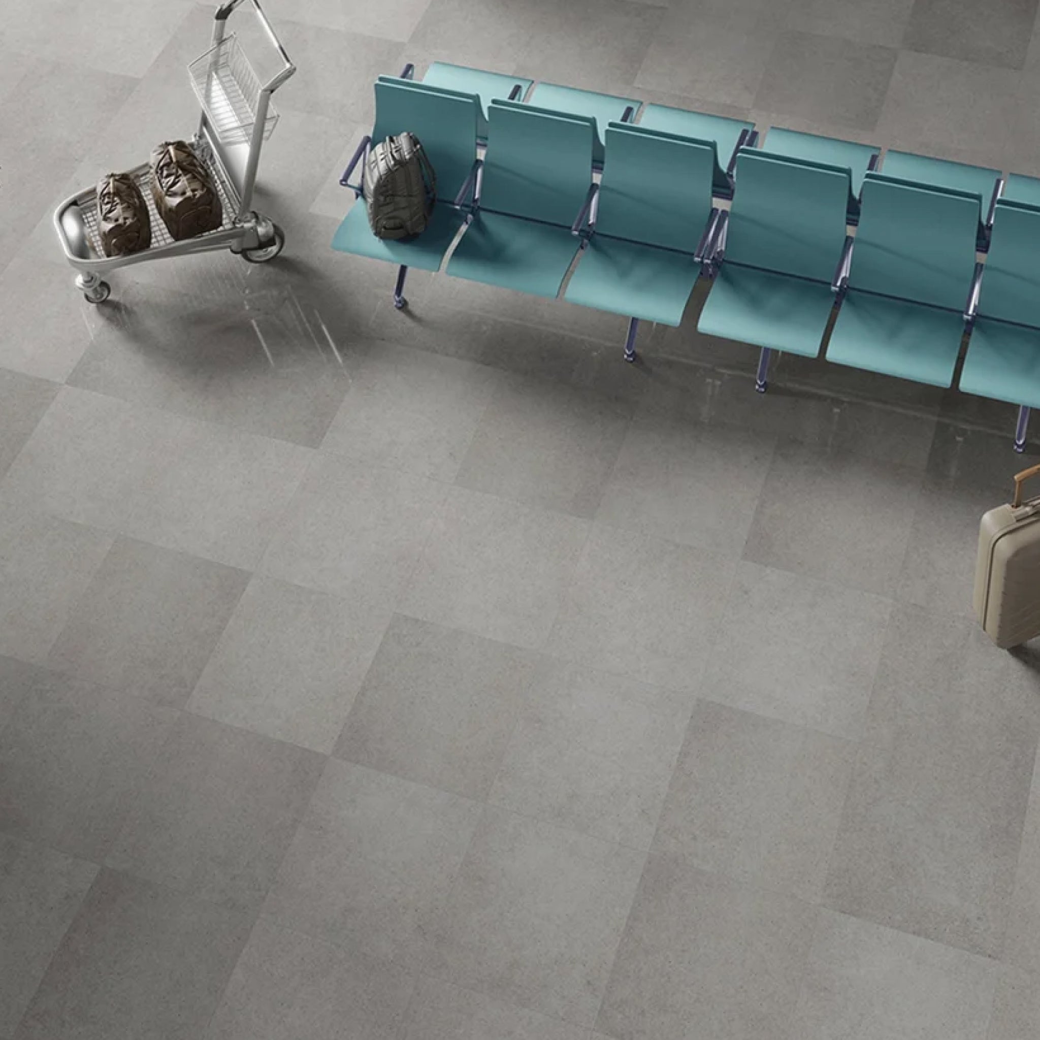 LIMESTONE SILVER 60X60 MATE RECT