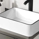 LAVAMANOS VESSEL MENINA WHITE/BLACK
