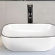 LAVAMANOS VESSEL MOULIN WHITE/BLACK