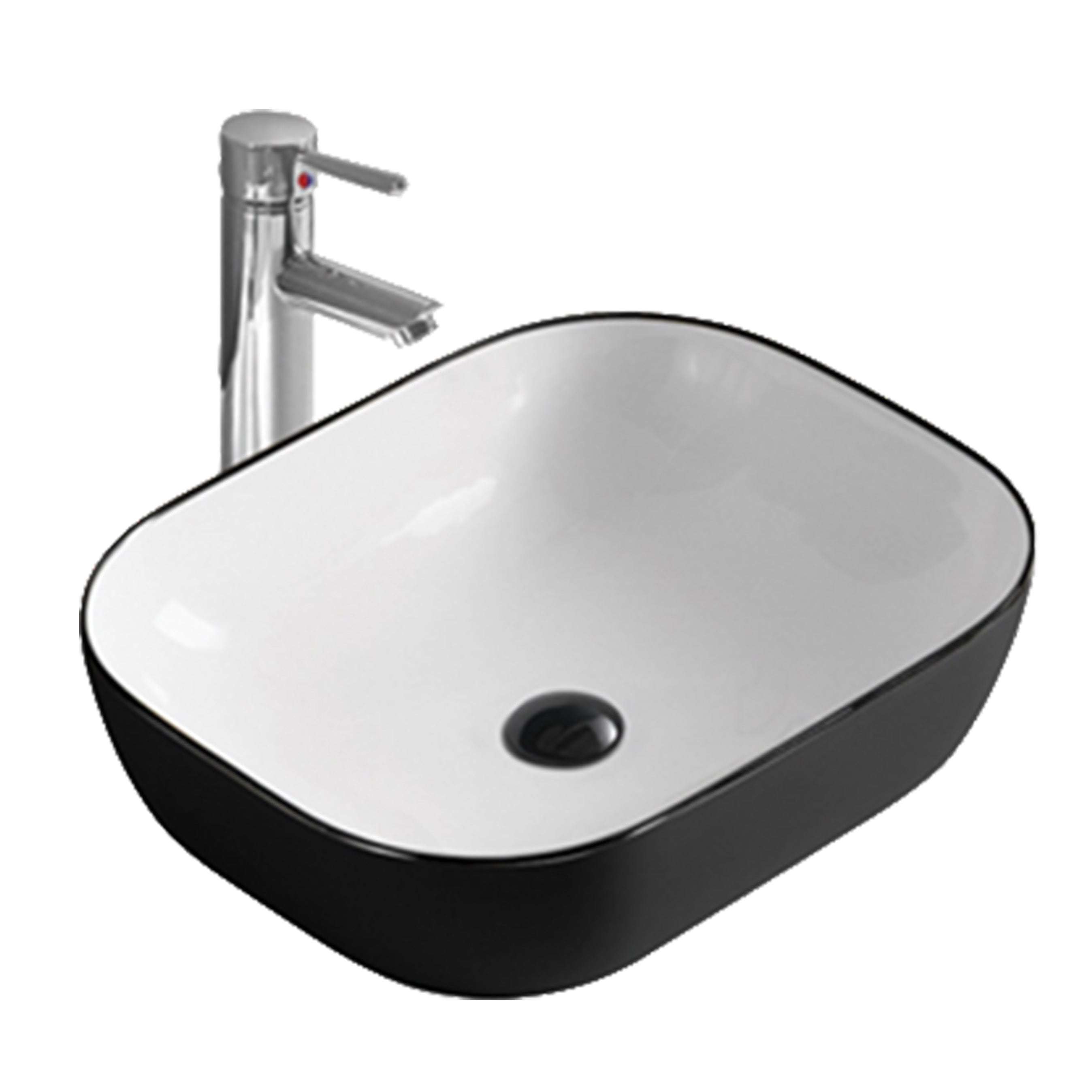 LAVAMANOS VESSEL MOULIN ALL BLACK