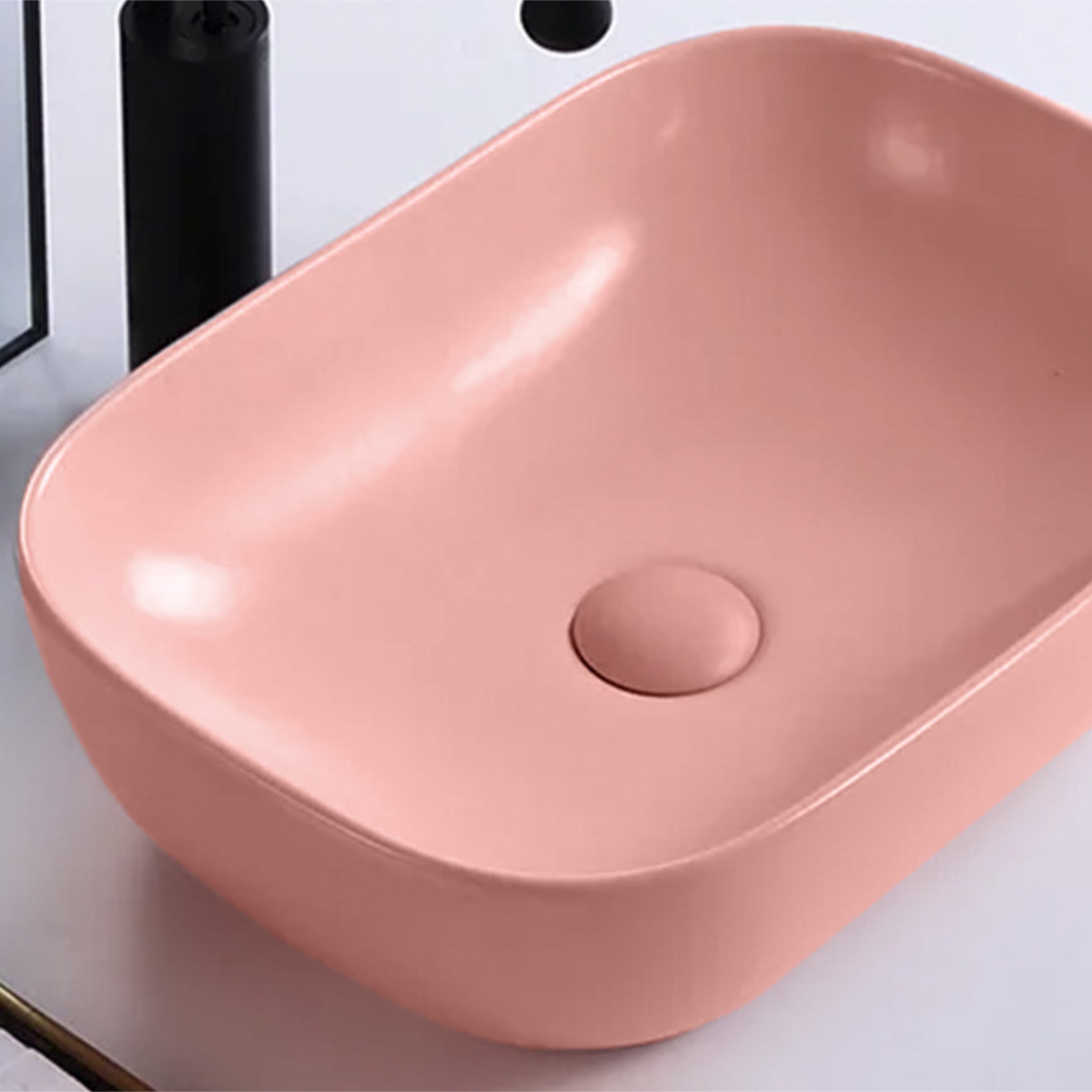LAVAMANOS VESSEL  POP ART ROSE