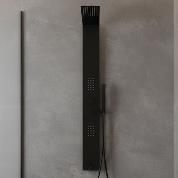 TORREDUCHA PIOGGIA 1300X150MM NEGRO MATE