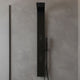 TORREDUCHA PIOGGIA 1300X150MM NEGRO MATE