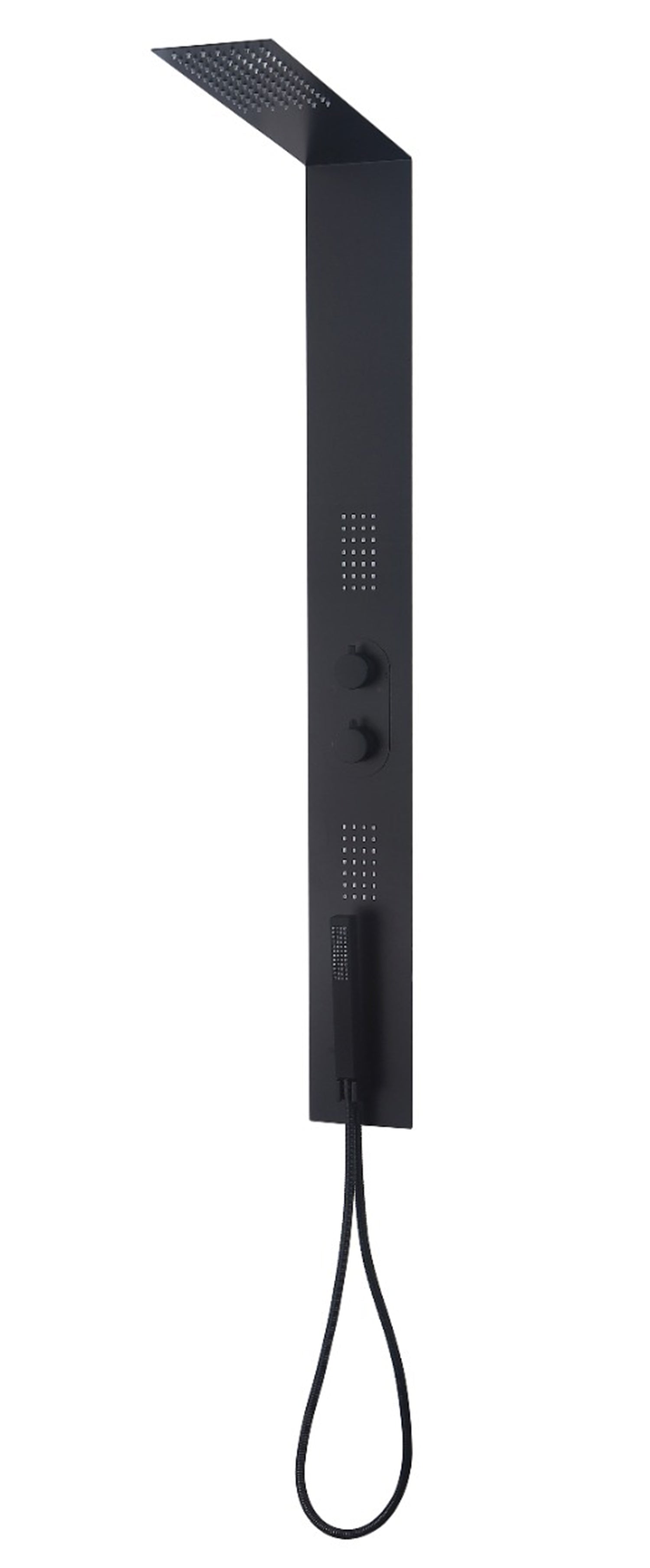 TORREDUCHA PIOGGIA 1300X150MM NEGRO MATE