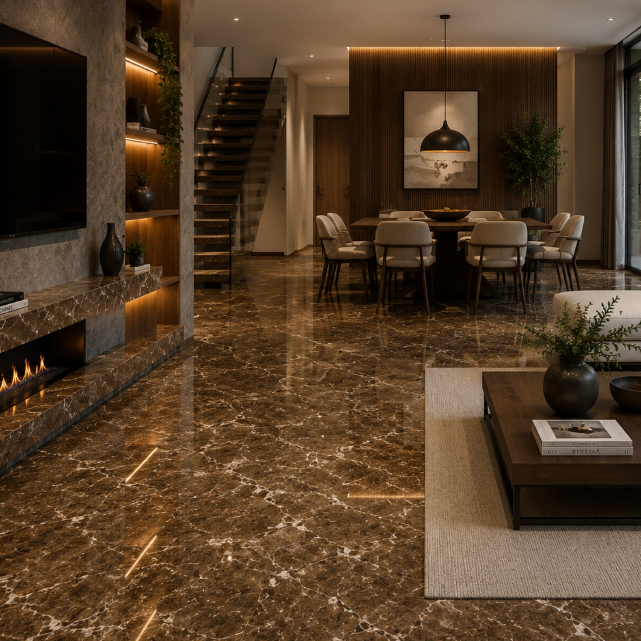 D-MILANO BROWN 45X90 THINR RECT