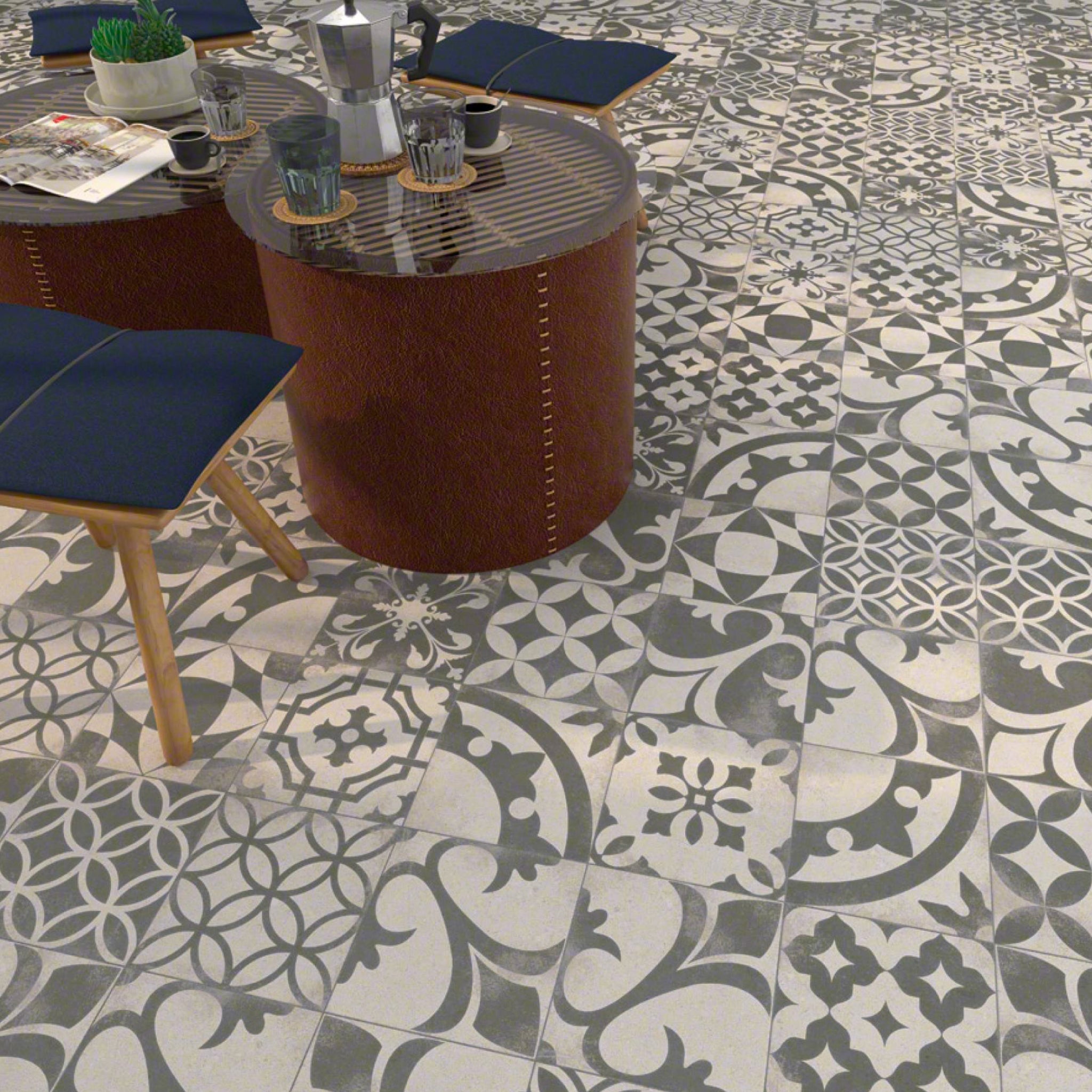 HIDRAULICO BERKANE NEGRO 20X20 MATE