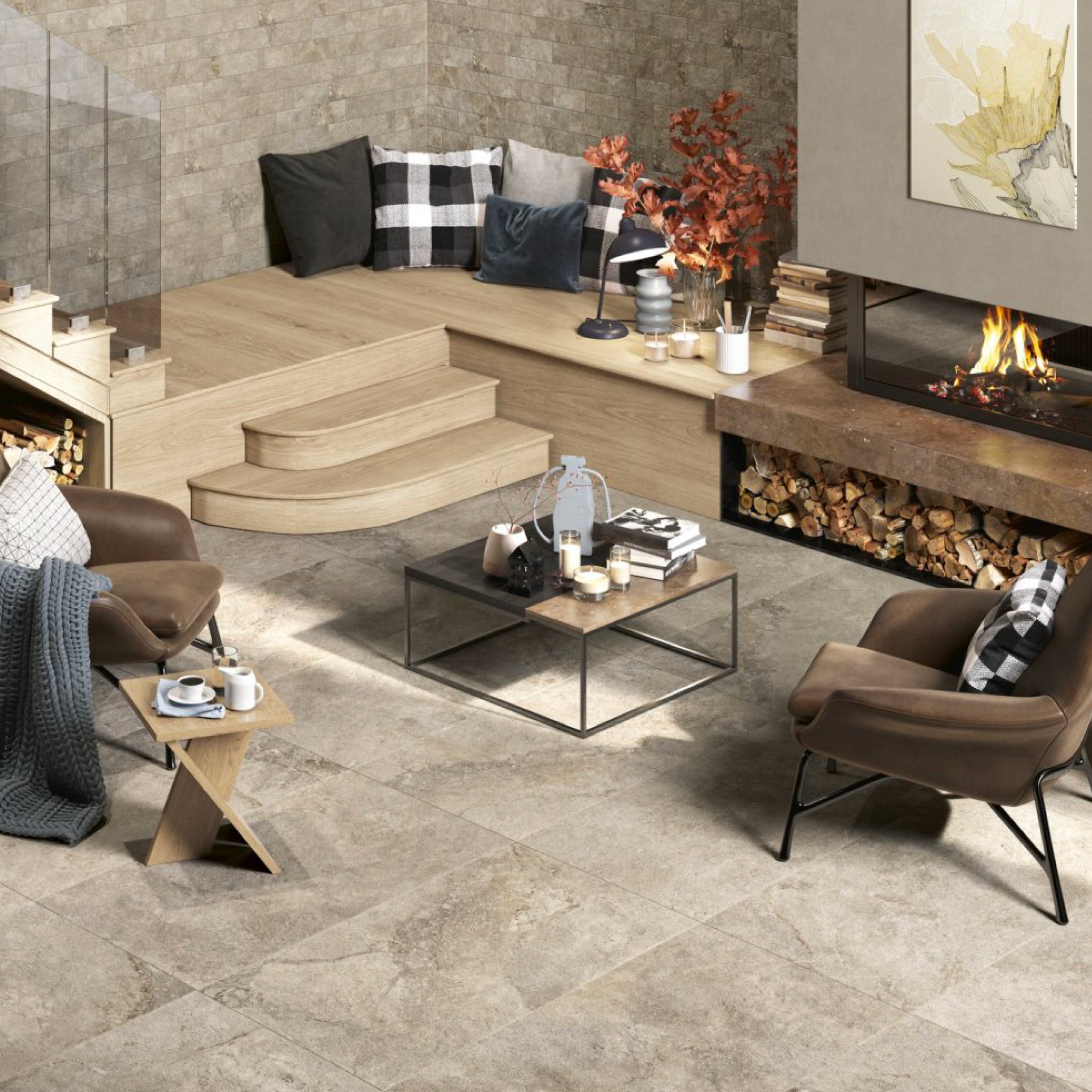 STONE VALLEY SABBIA 75X150 MATE RECT