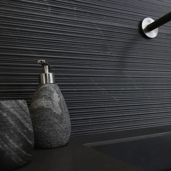 SHALE DARK RIBBED SQ 60X120 MATE RECT