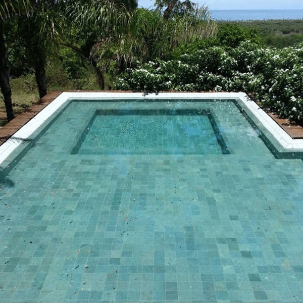 MOSAICO SEAS AGUA MARINA 33.5X33.5CM