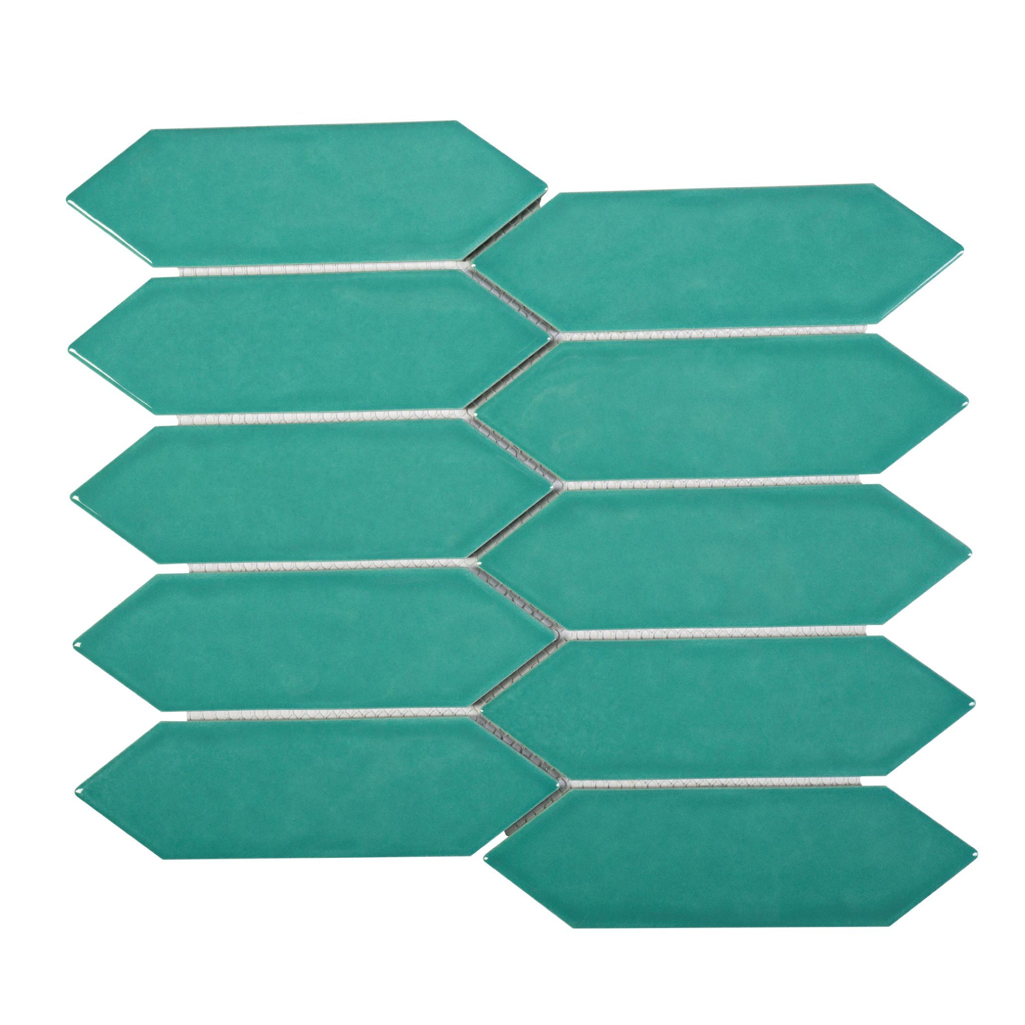 MOSAICO BRIQUE ESAGONO VERT 29X32 BR