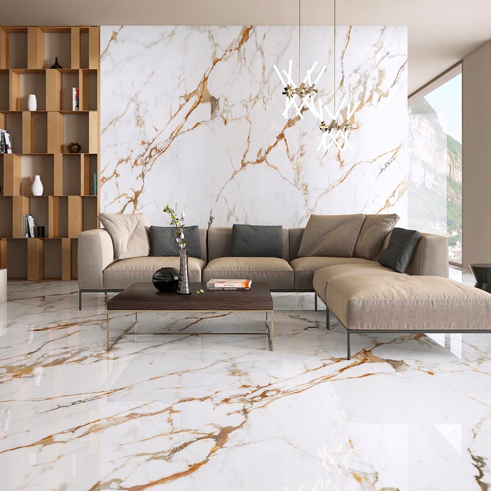 D-CALACATTA WILD 120X240 BRILLANTE RECT