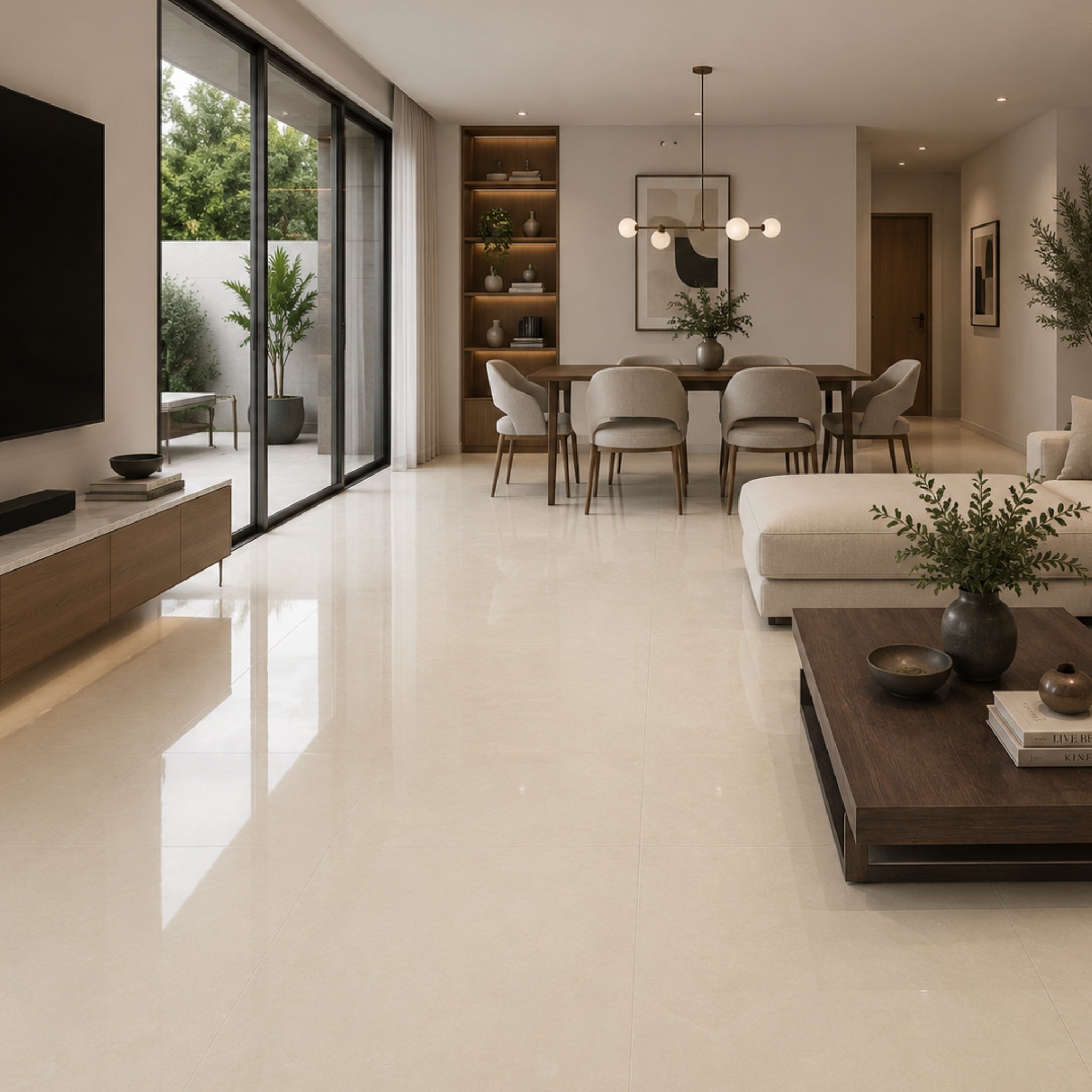 D-CEOL BEIGE 59X59 BRILLANTE RECTIFICADO