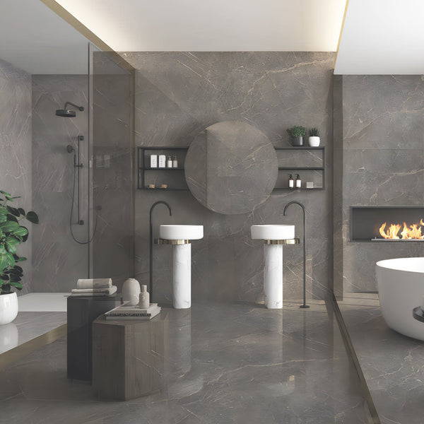 AL MARLATE CHOCO 80X160 BRILLANTE RECT