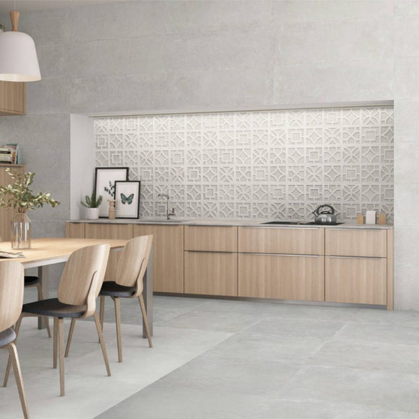 MERAKY BLANCO 30X90 RELIEVE FLORA NATURA