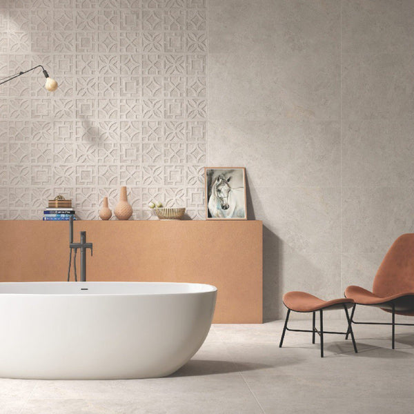 MERAKY KHAKI 30X90 RELIEVE FLORA NATURA