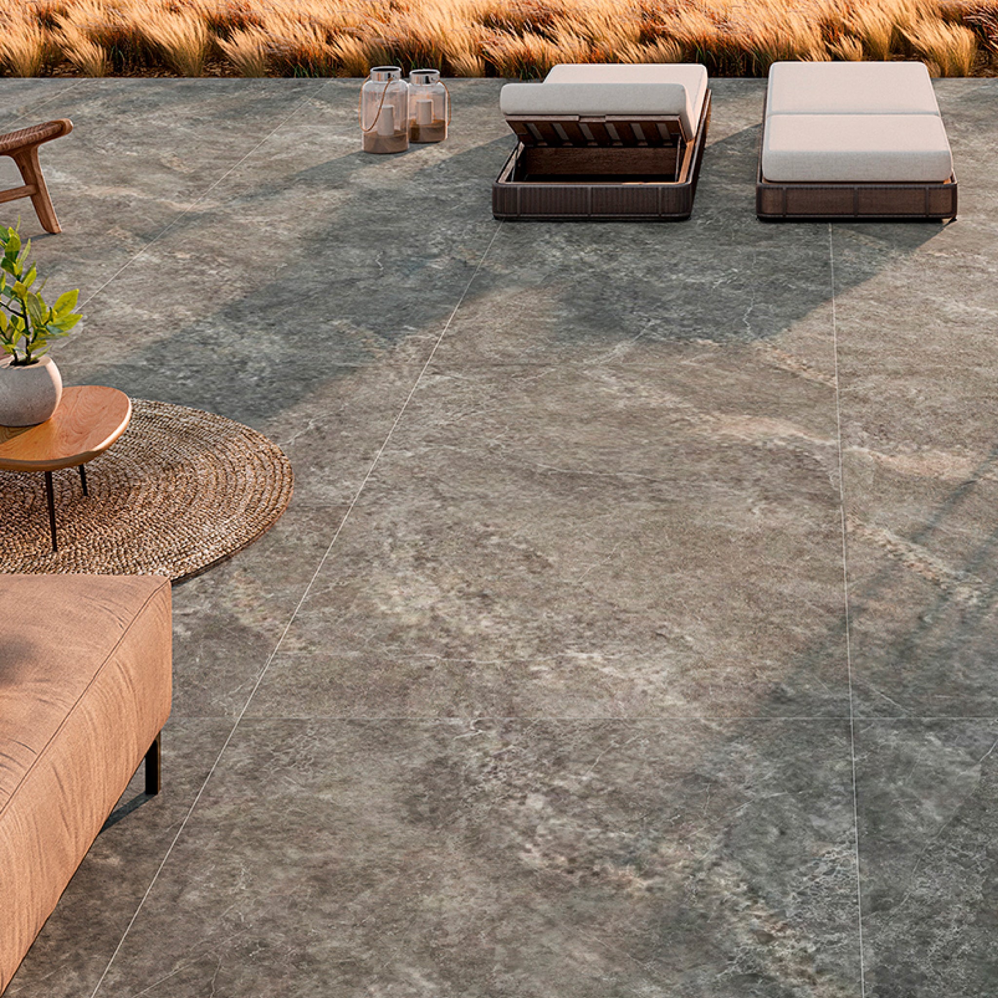 BLOOM SMOKE ANTISLIP 60X120 RECT