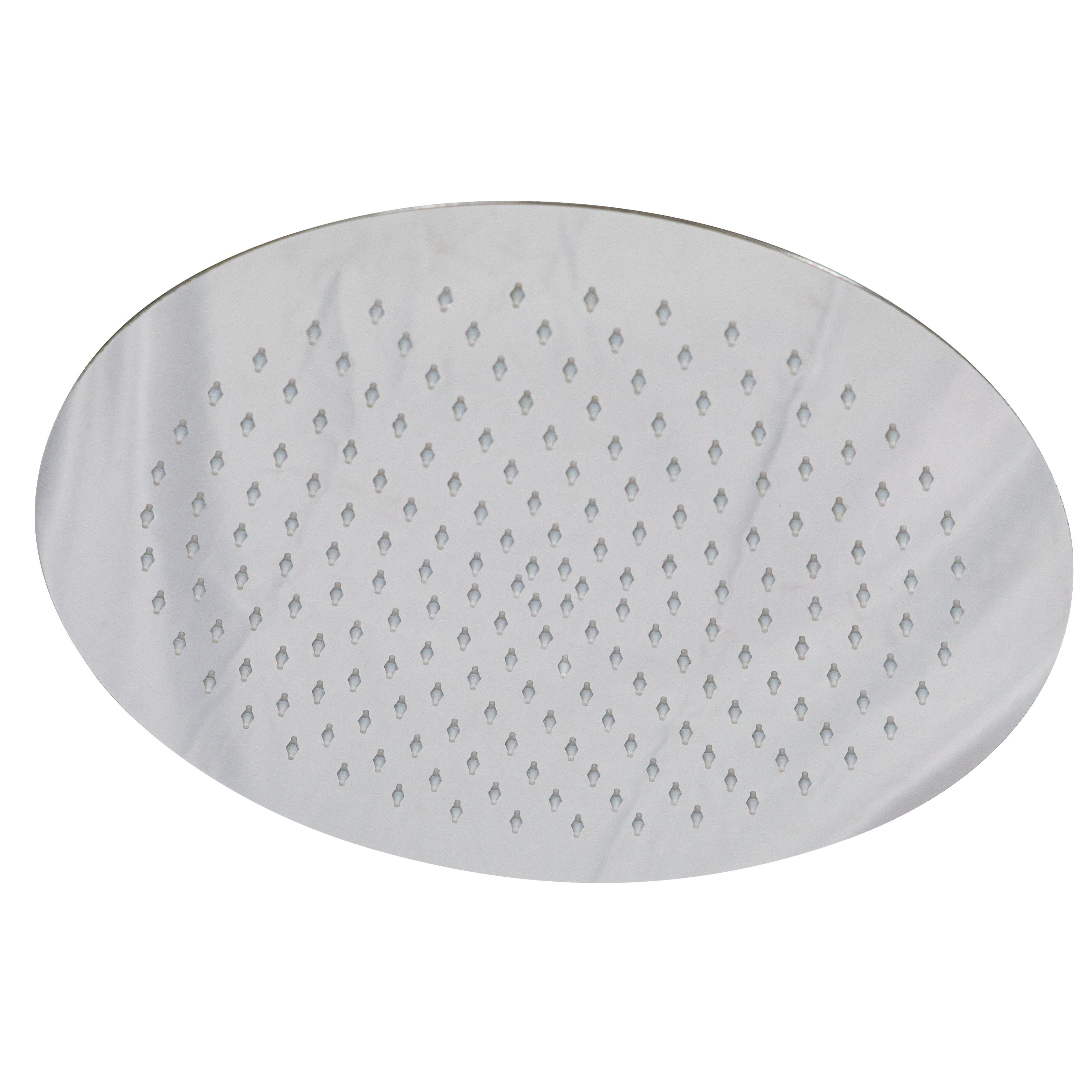 DUCHON REDONDO ACERO INOXIDABLE 40X40CM