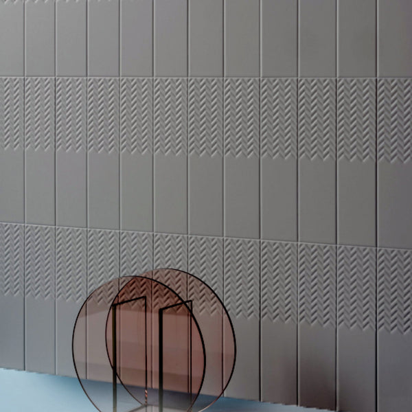 SOLID HALF WAVAS LIGHT GREY 7.5X30 NATUR