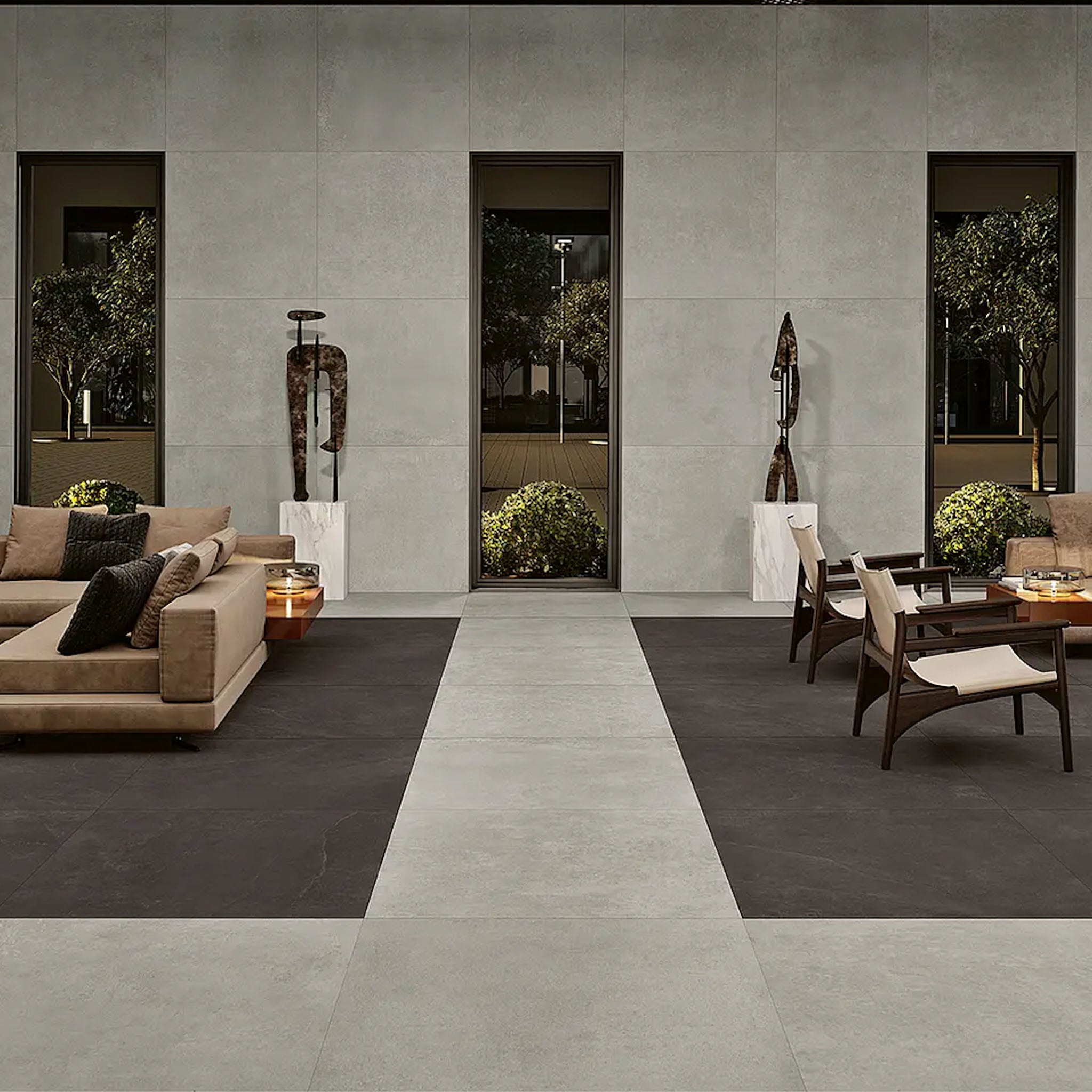 FUSION GREY DARK  60X60 MATE RECTIFICADO
