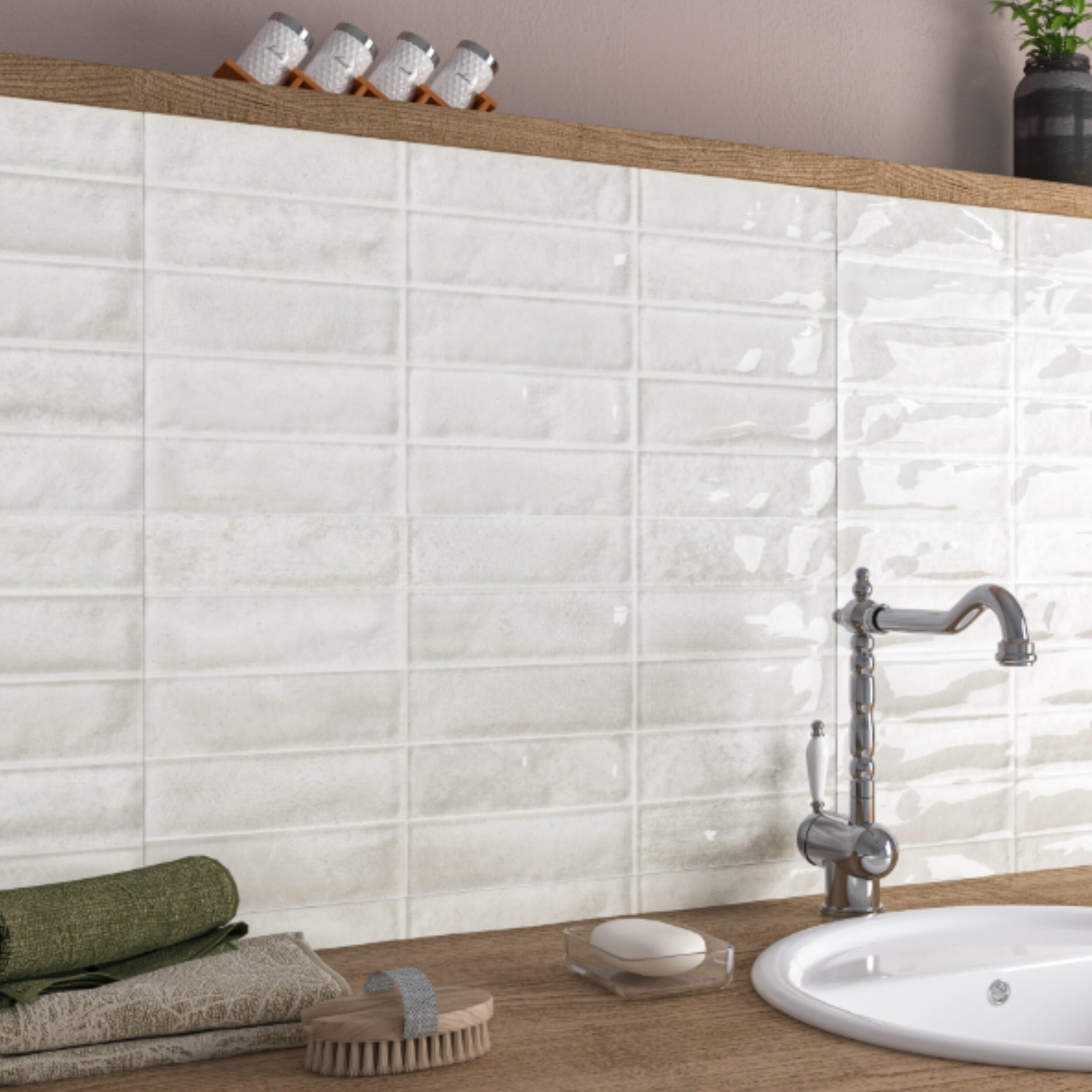 POOL GREY 31.6X60 BRILLANTE