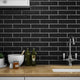 BRICK BLACK PLANE 7.5X30 BRILLANTE