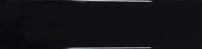 BRICK BLACK PLANE 7.5X30 BRILLANTE
