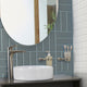 BRICK ASH BLUE BEVEL 7.5X30 BRILLANTE