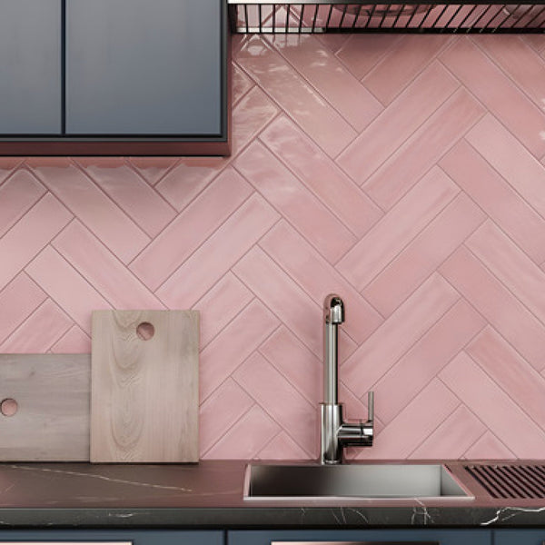 BRICK PINK BEVEL 7.5X30 MATE