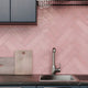 BRICK PINK BEVEL 7.5X30 MATE