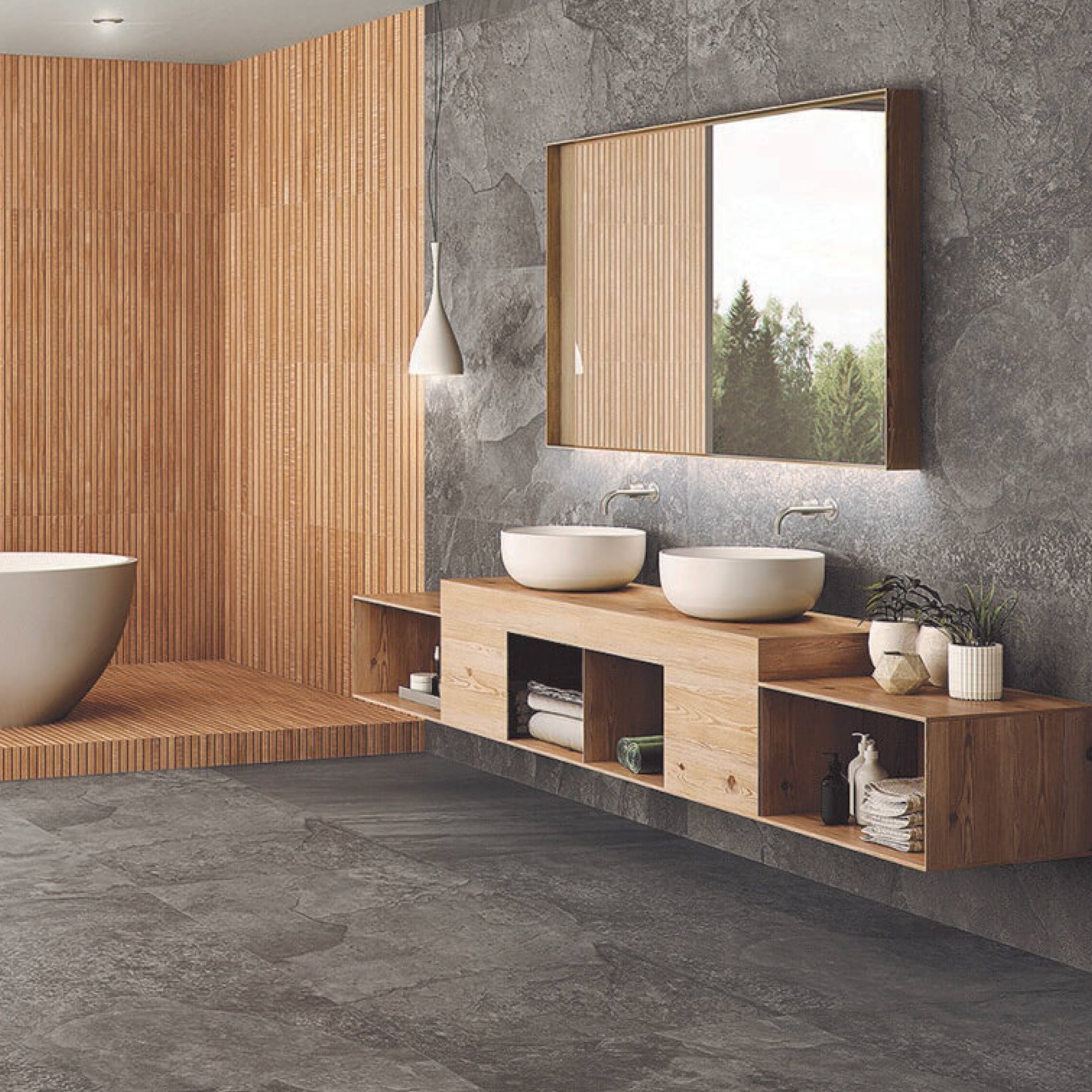 STONHENGE ANTRACITA 80x160 ANTI-SLIP REC