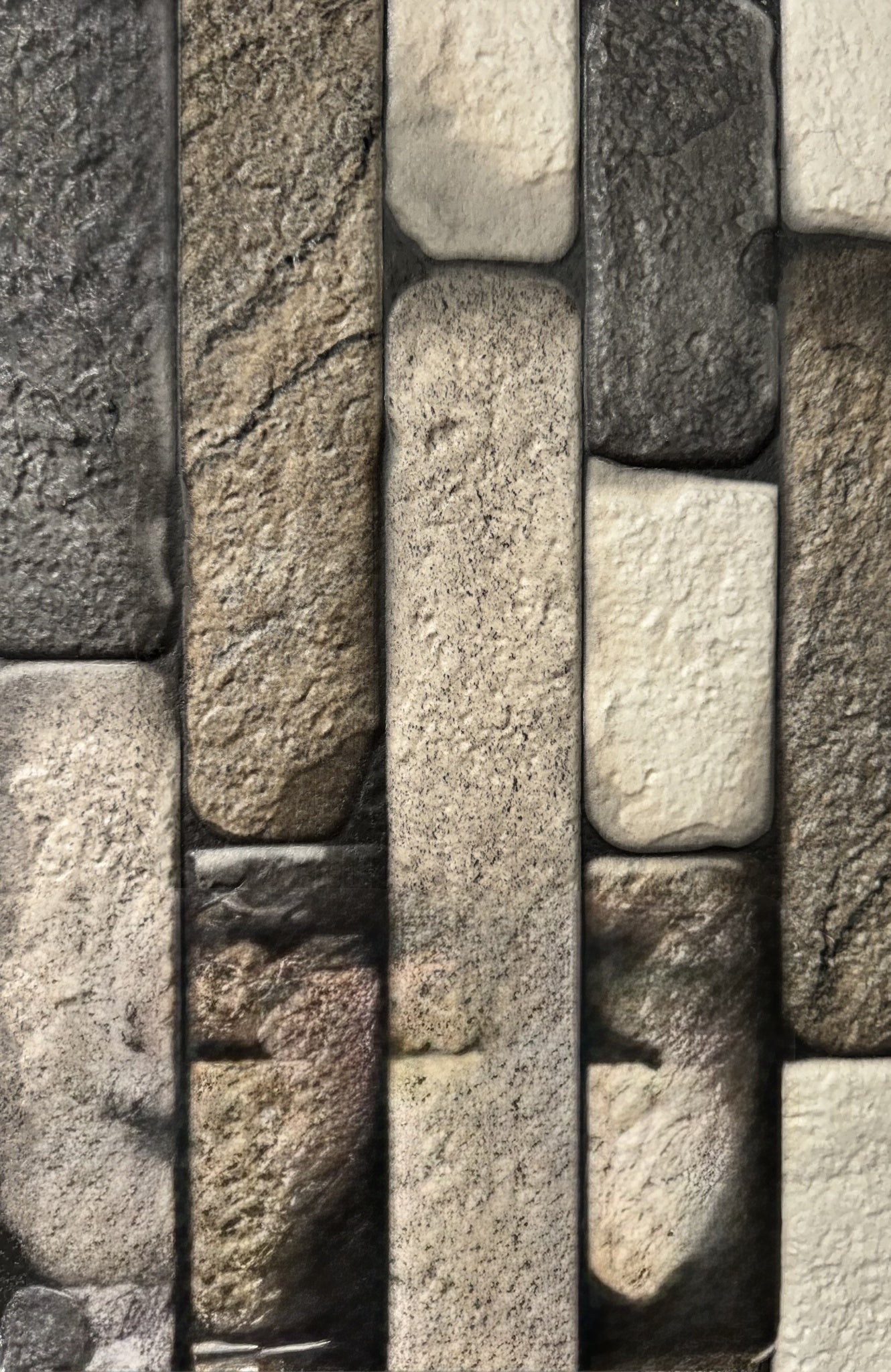 D-FACHALETA BRICKS GREY 30X45 MATE