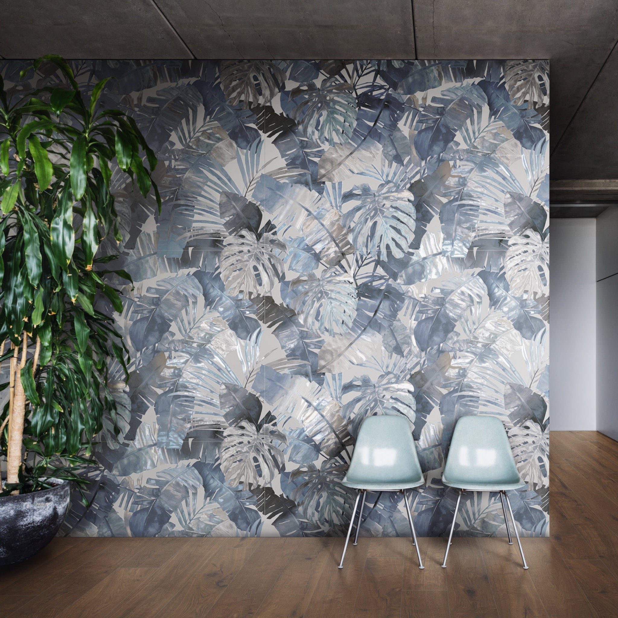 WHITE DECO DECORO JUNGLE 60X180 MATE