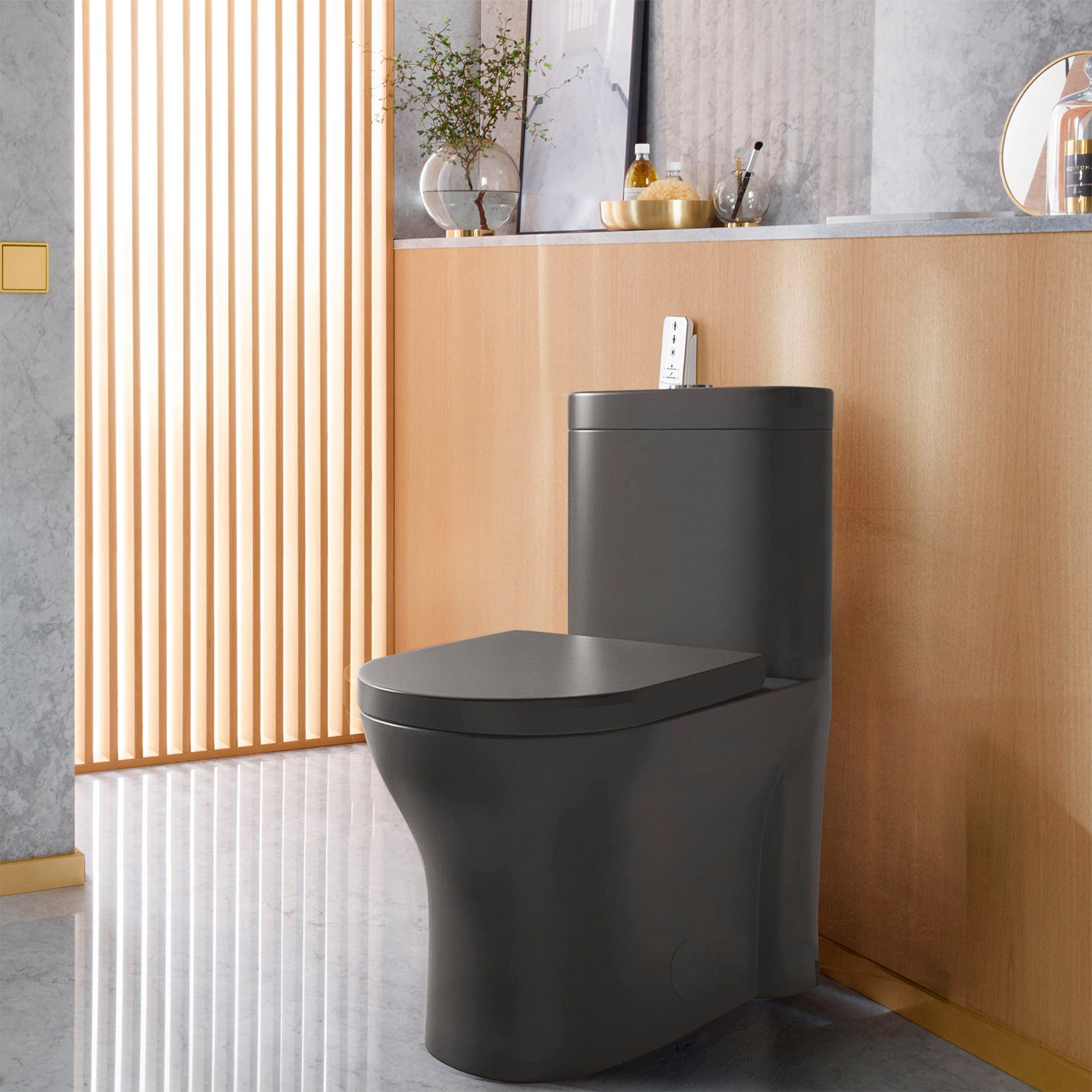 SANITARIO ONE PIECE FERRARA GRIS MATE