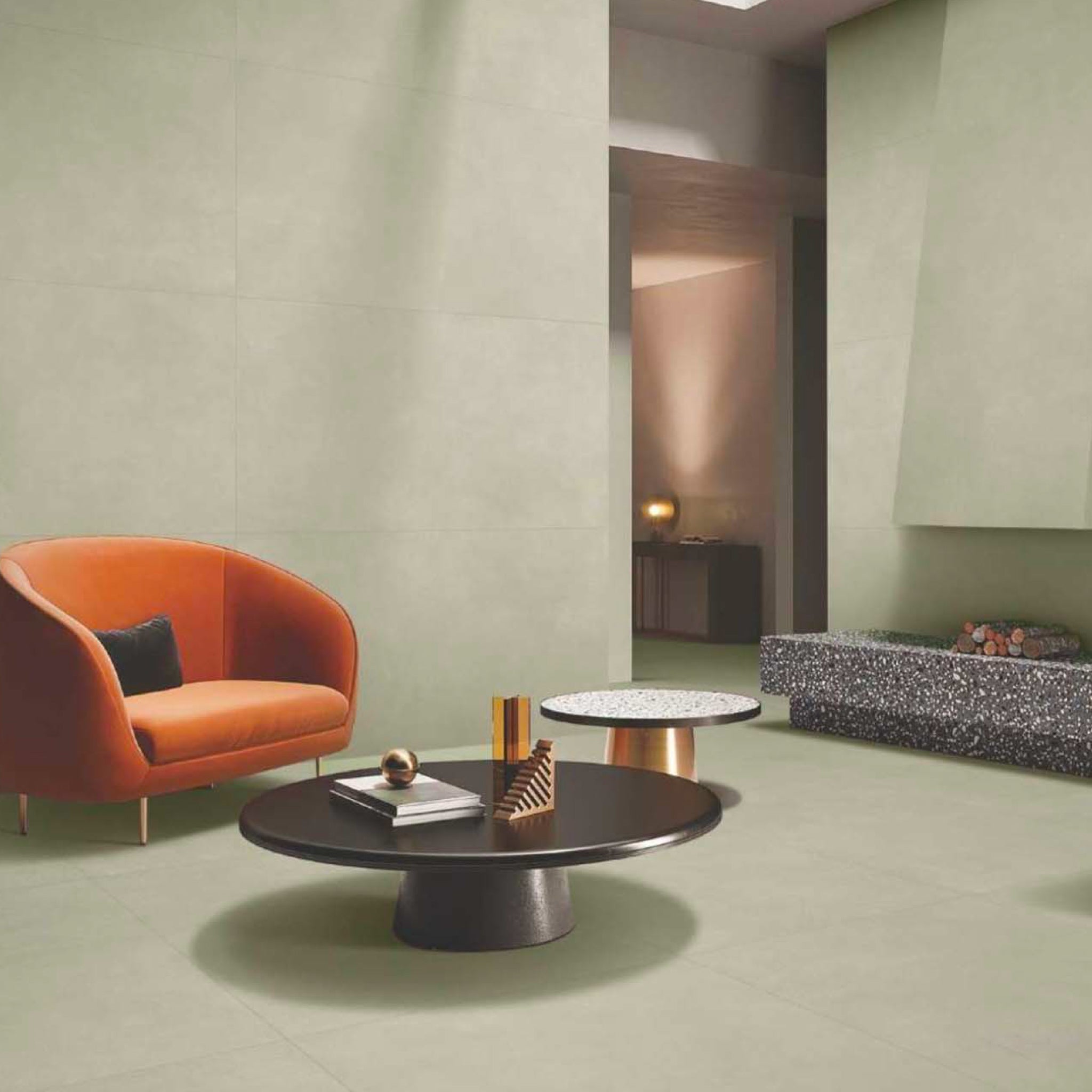METIC GREEN 80X160 NATURAL RECT