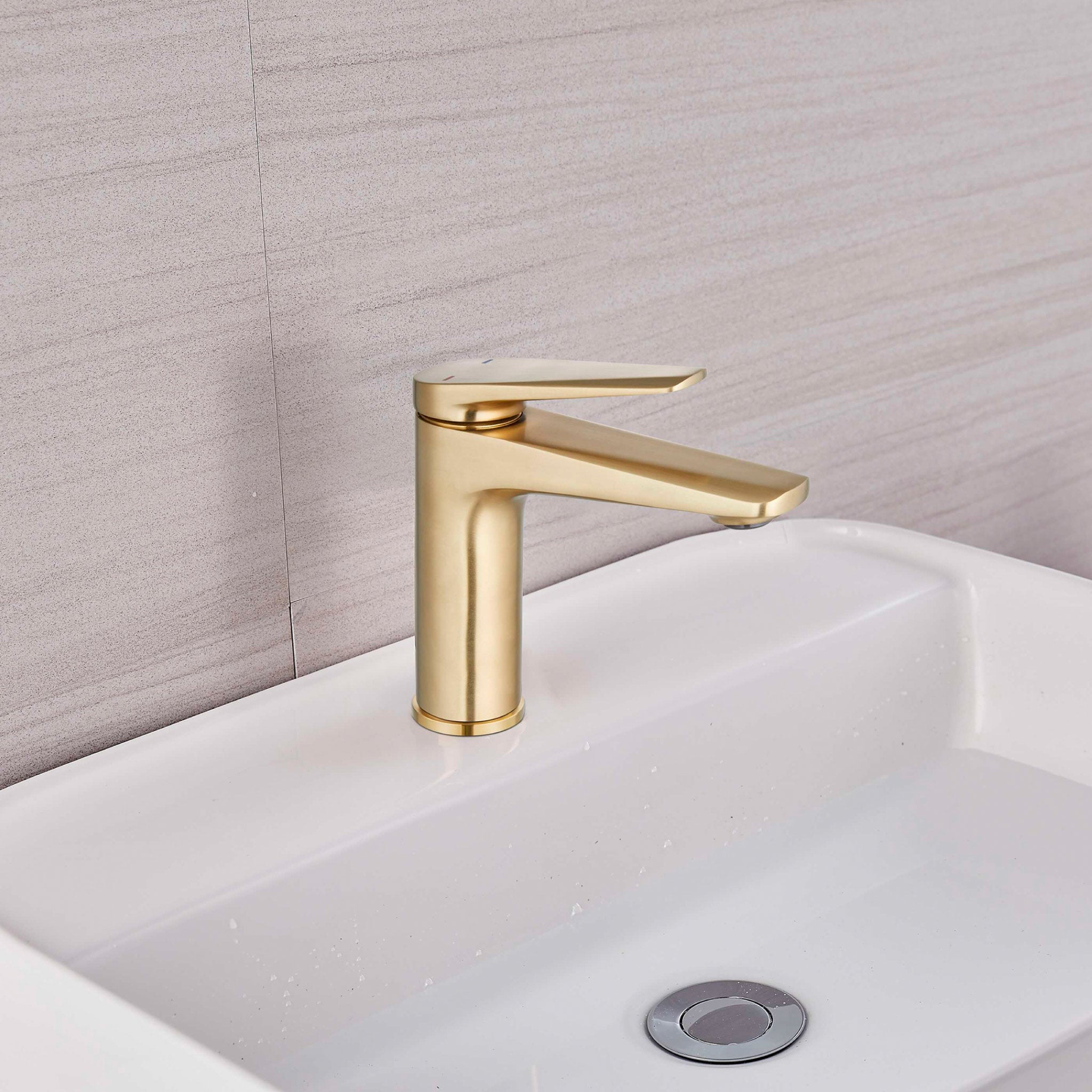 GRIFERIA LAV BAJA RAGAZZO DORADO BRUSHED