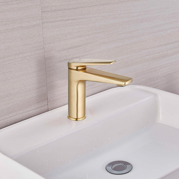 GRIFERIA LAV BAJA RAGAZZO DORADO BRUSHED
