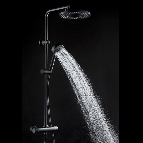 COLUMNA DUCHA FIORDO NEGRO MATE