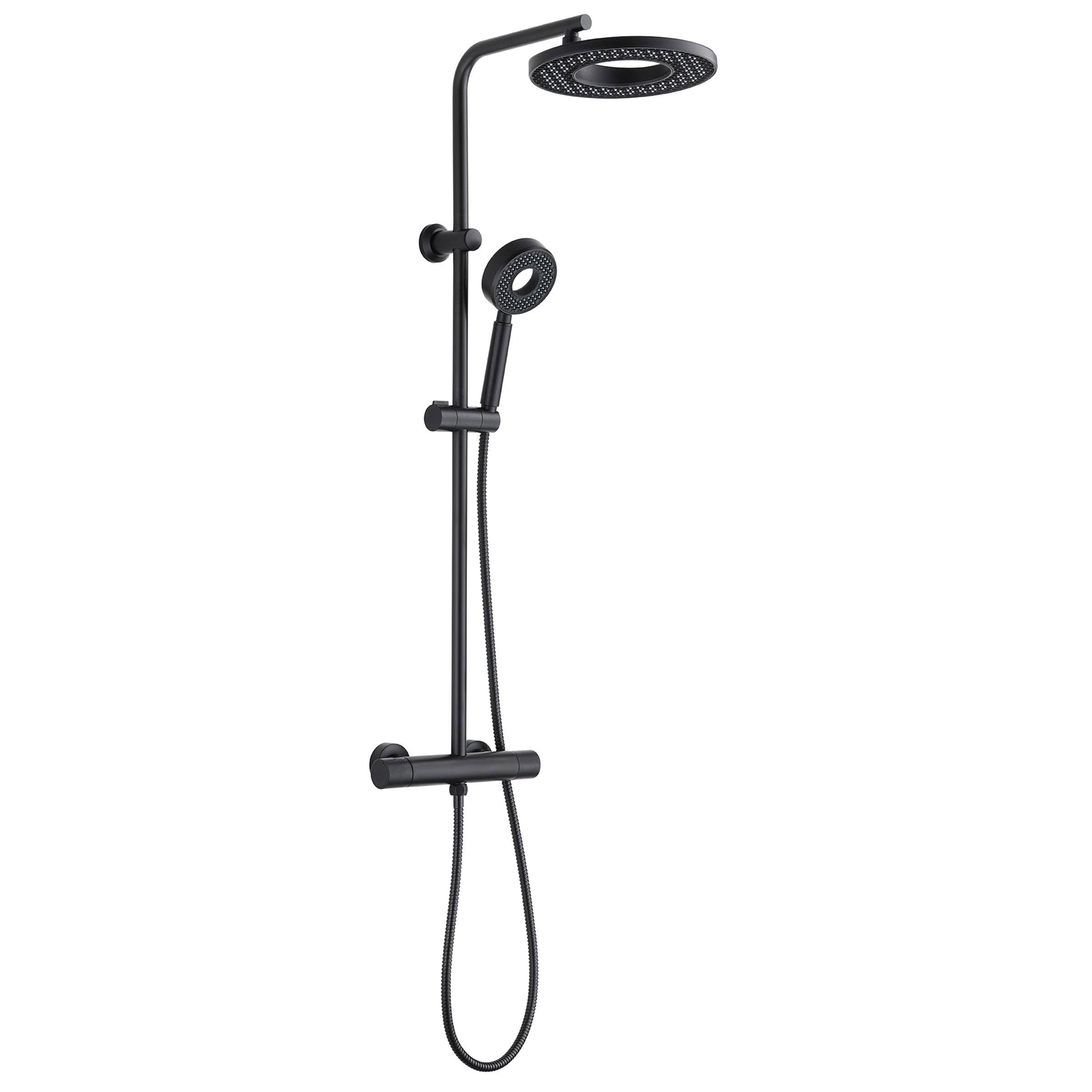 COLUMNA DUCHA FIORDO NEGRO MATE